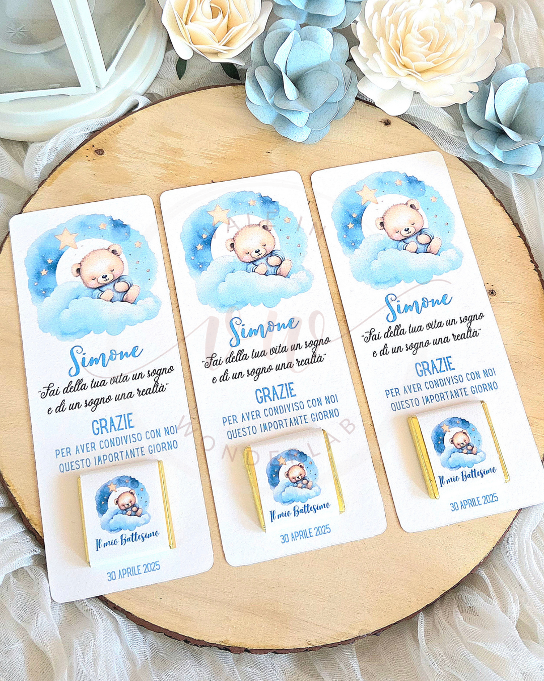 CARD CON CIOCCOLATINO