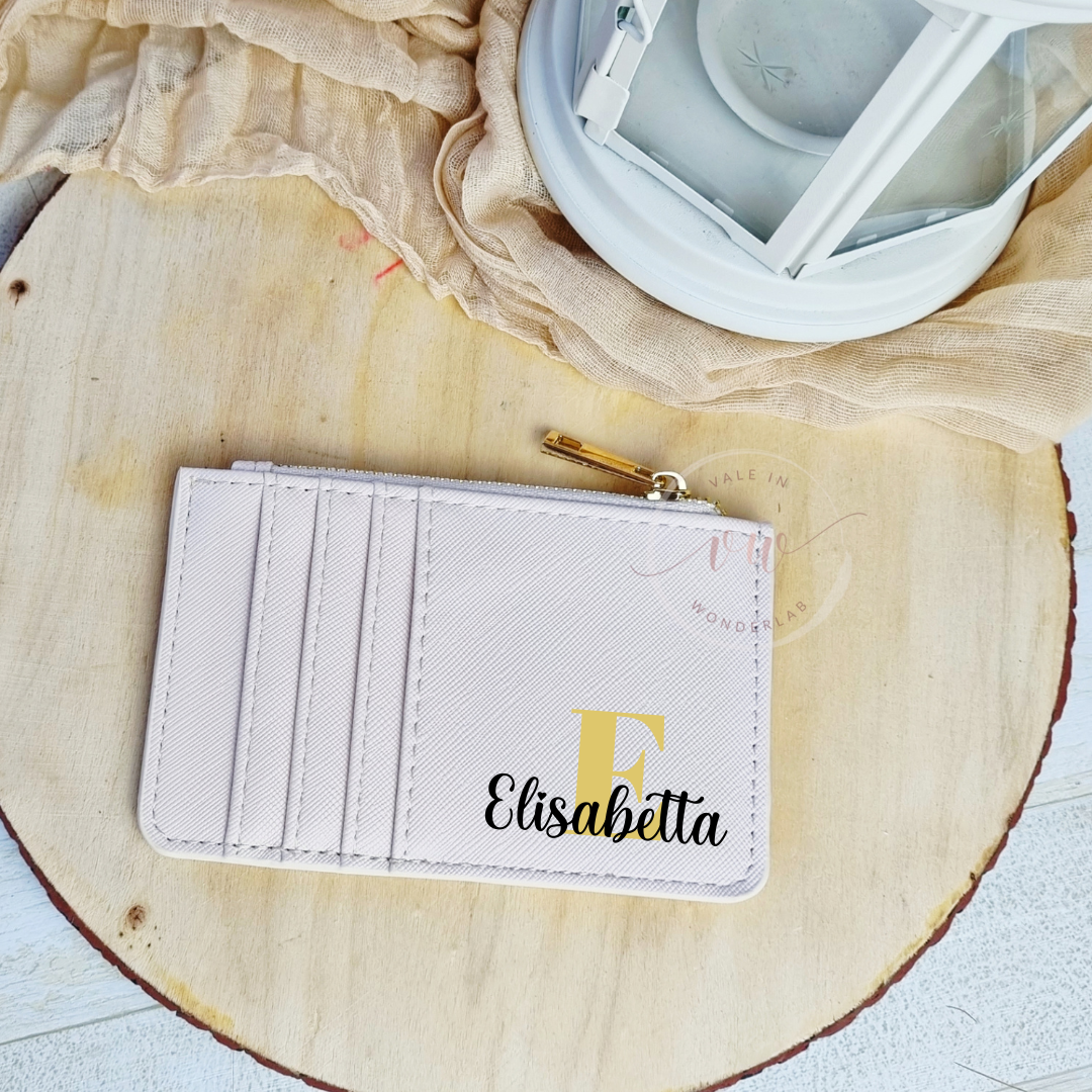 PORTACARTE PERSONALIZZATO CON CERNIERA