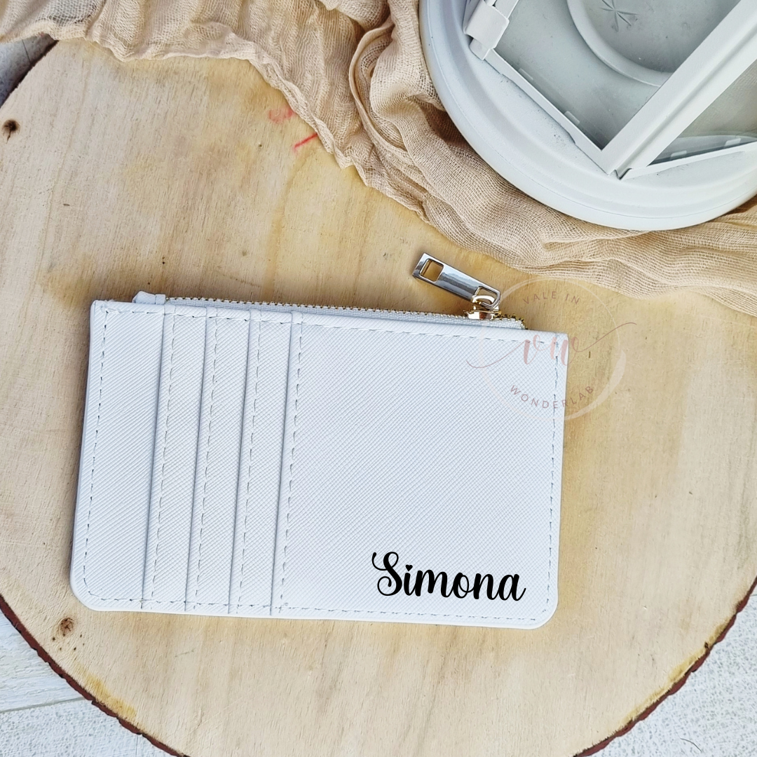 PORTACARTE PERSONALIZZATO CON CERNIERA