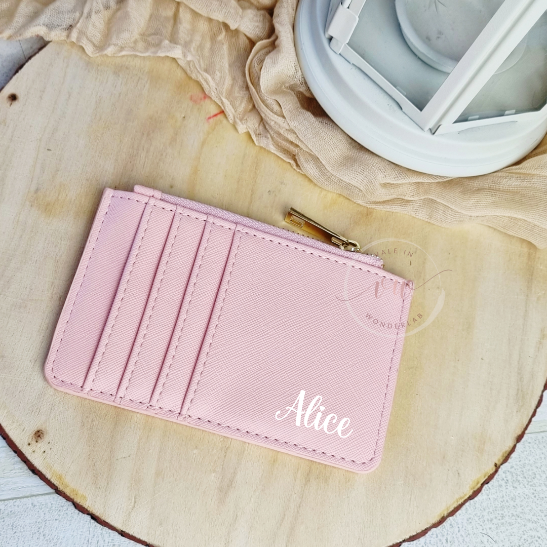 PORTACARTE PERSONALIZZATO CON CERNIERA