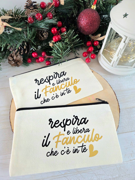 POCHETTE IN COTONE IRONICHE