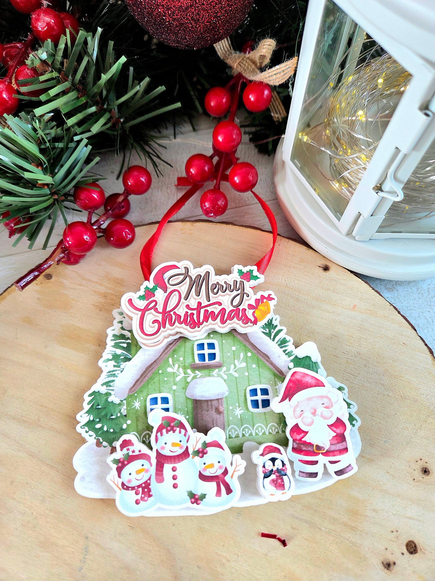 PALLINA DI NATALE SCRAP PAN DI ZENZERO