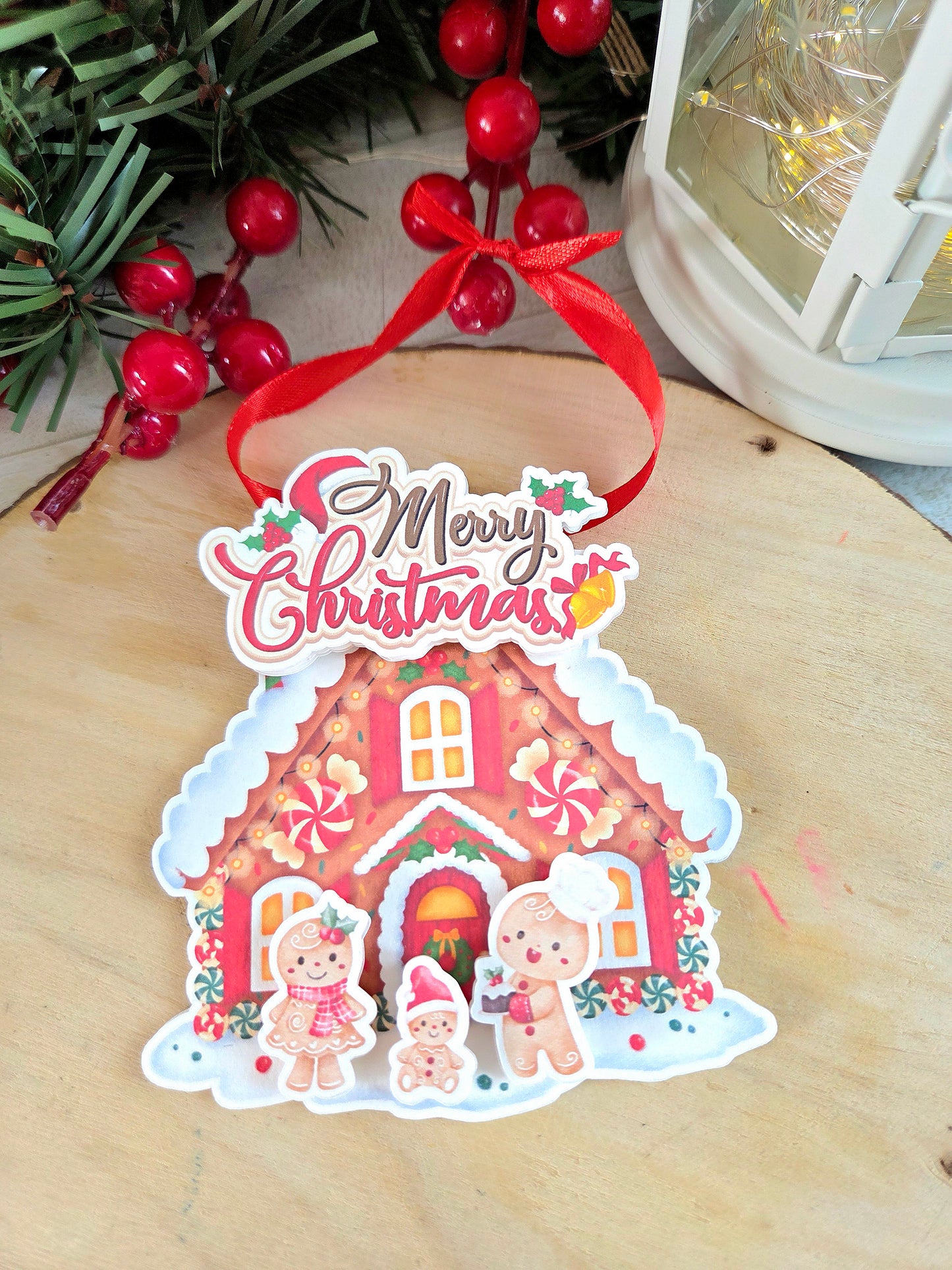 PALLINA DI NATALE SCRAP PAN DI ZENZERO