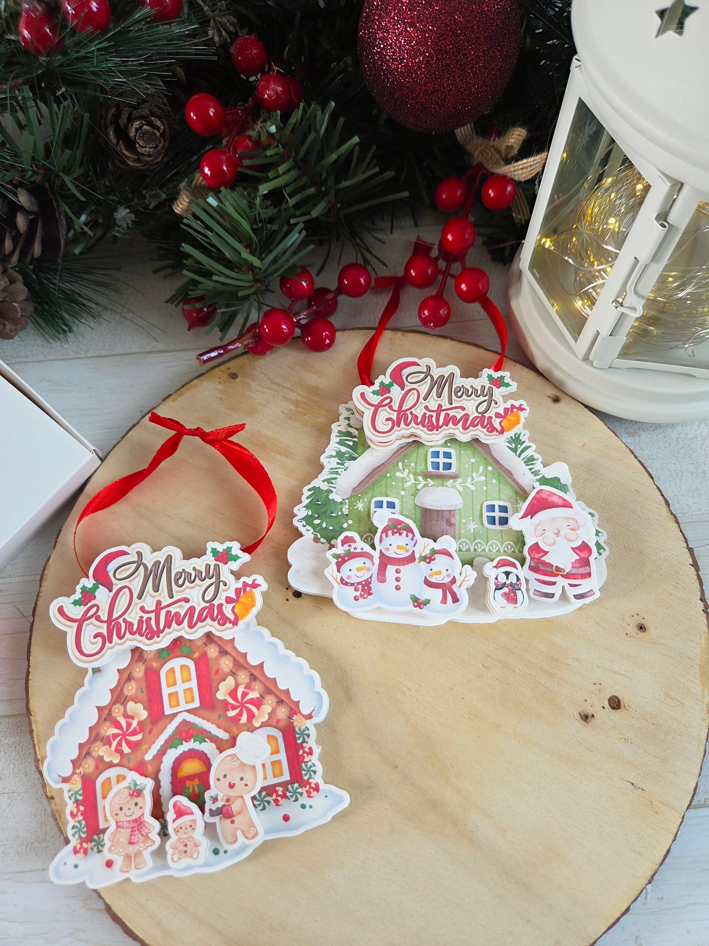 PALLINA DI NATALE SCRAP PAN DI ZENZERO