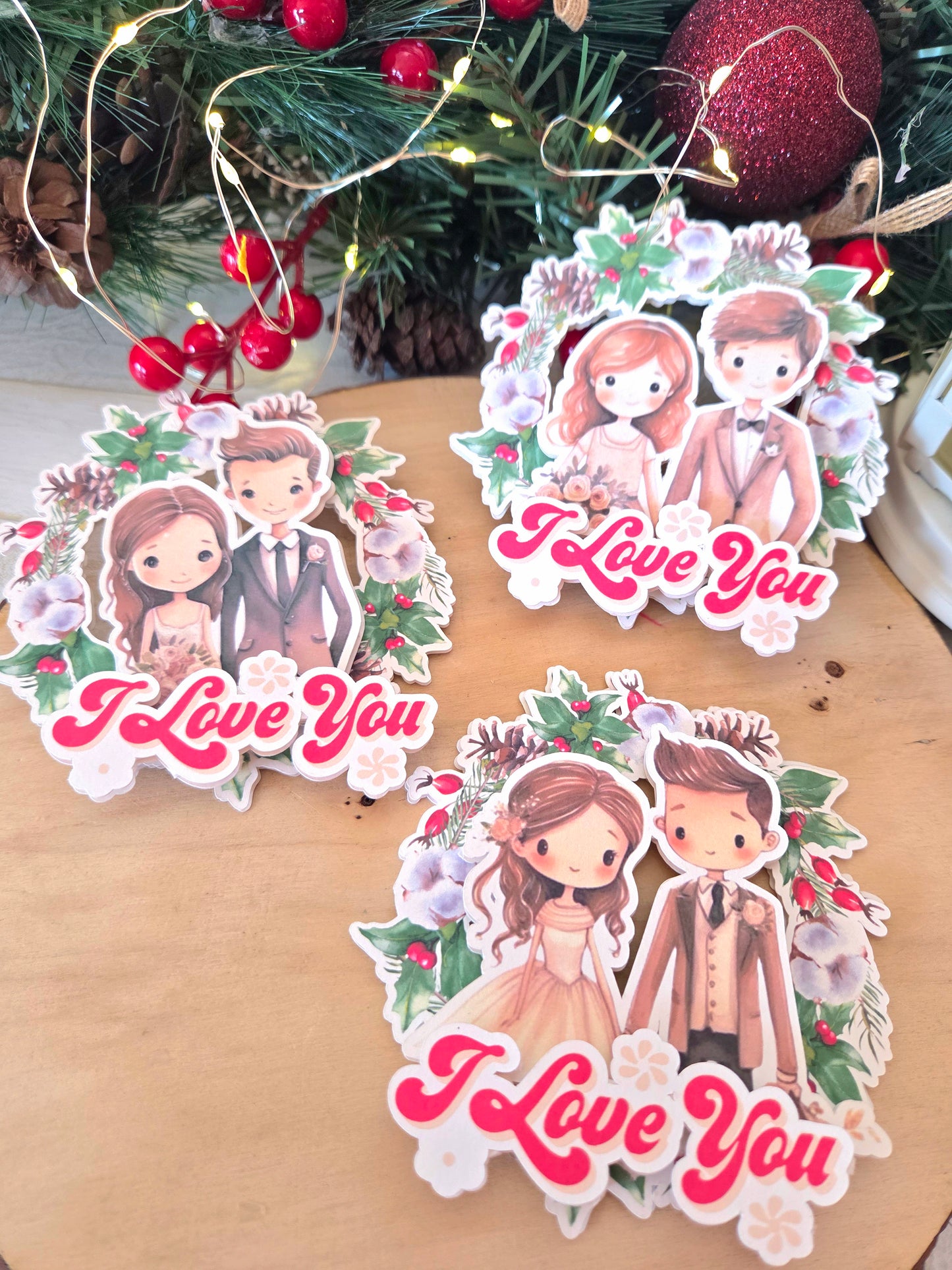 PALLINA DI NATALE SCRAP INNAMORAT