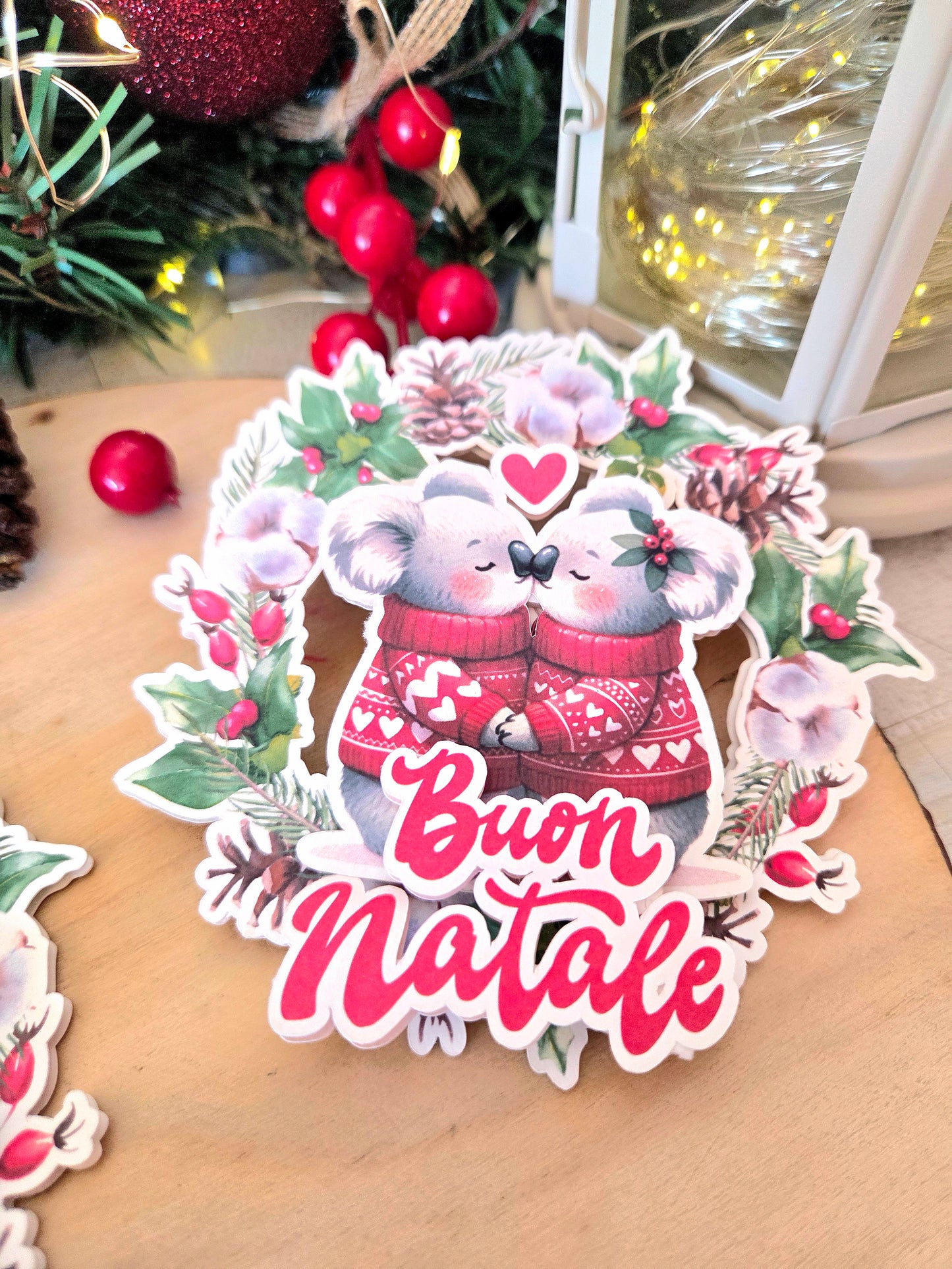PALLINA DI NATALE SCRAP INNAMORAT