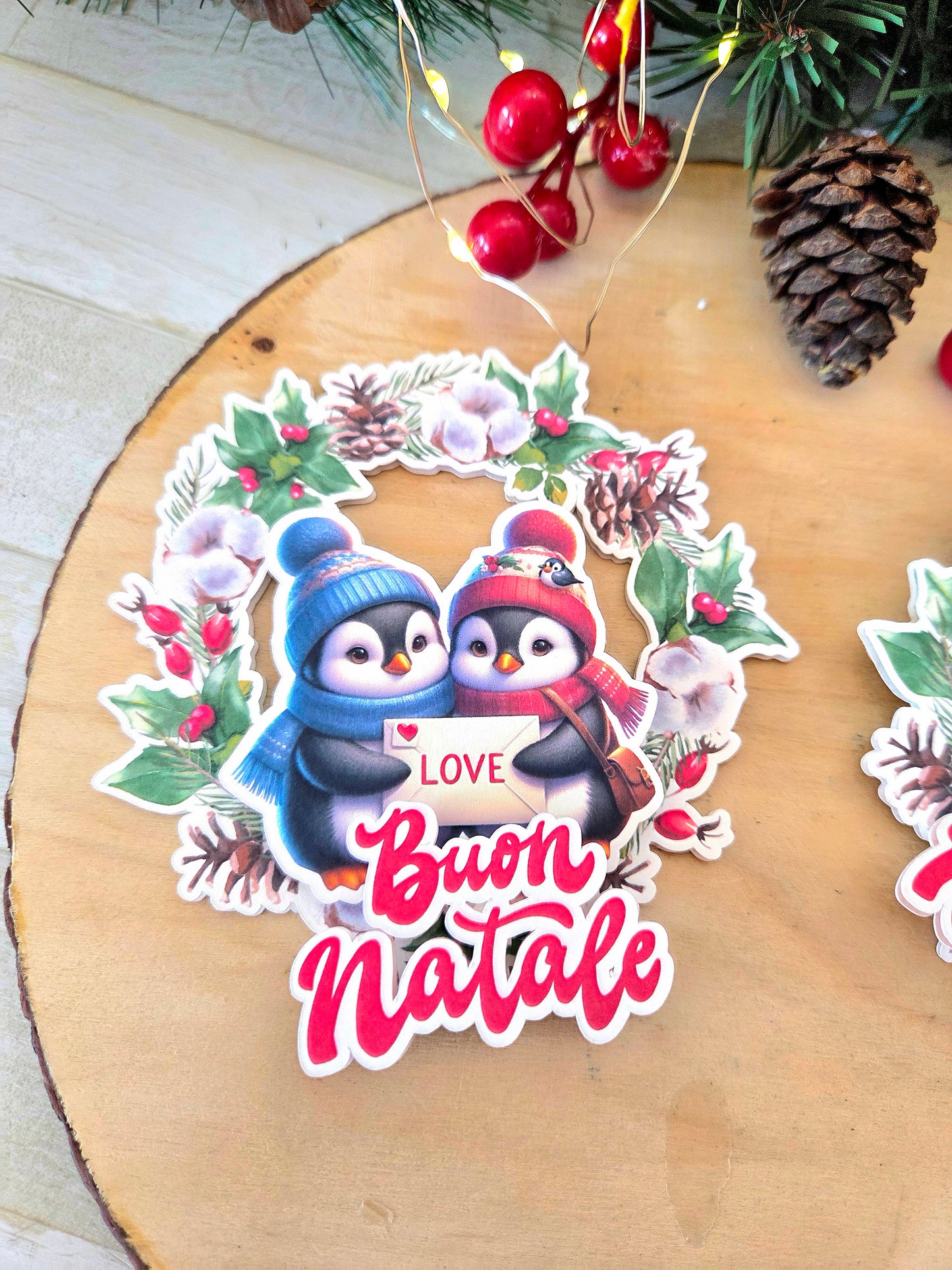 PALLINA DI NATALE SCRAP INNAMORAT