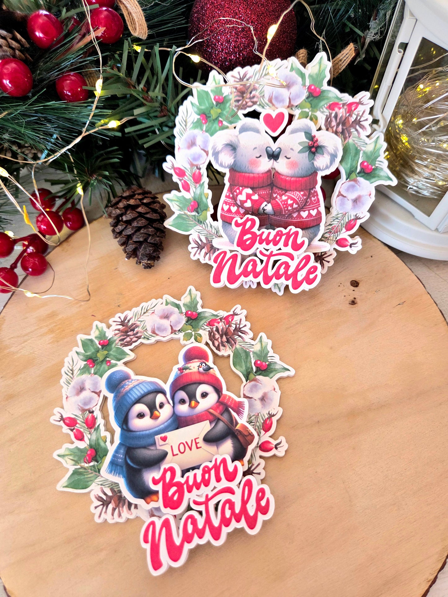 PALLINA DI NATALE SCRAP INNAMORAT