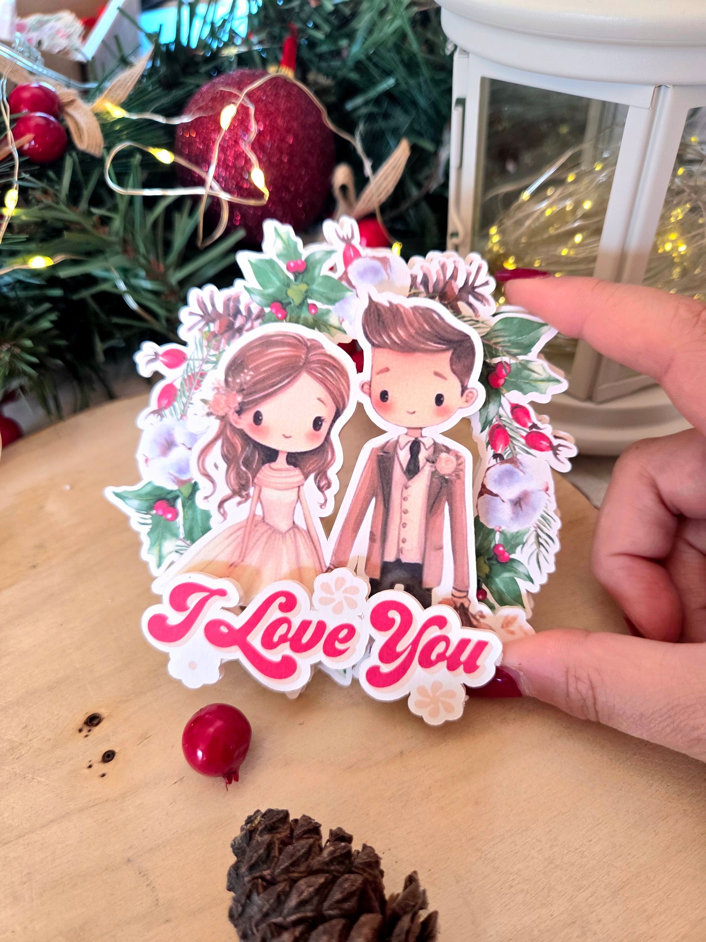 PALLINA DI NATALE SCRAP INNAMORAT