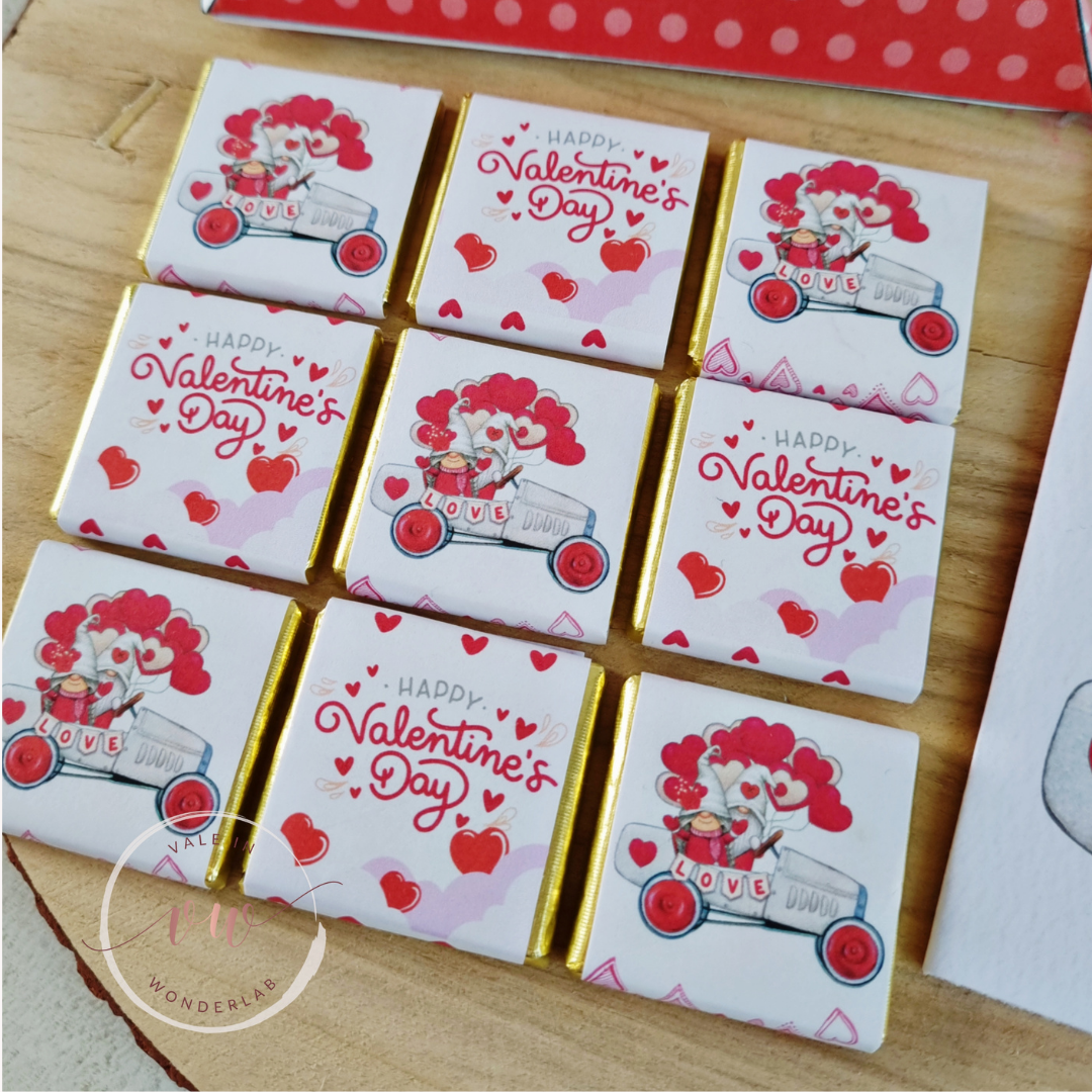 Set cioccolatini e card San Valentino