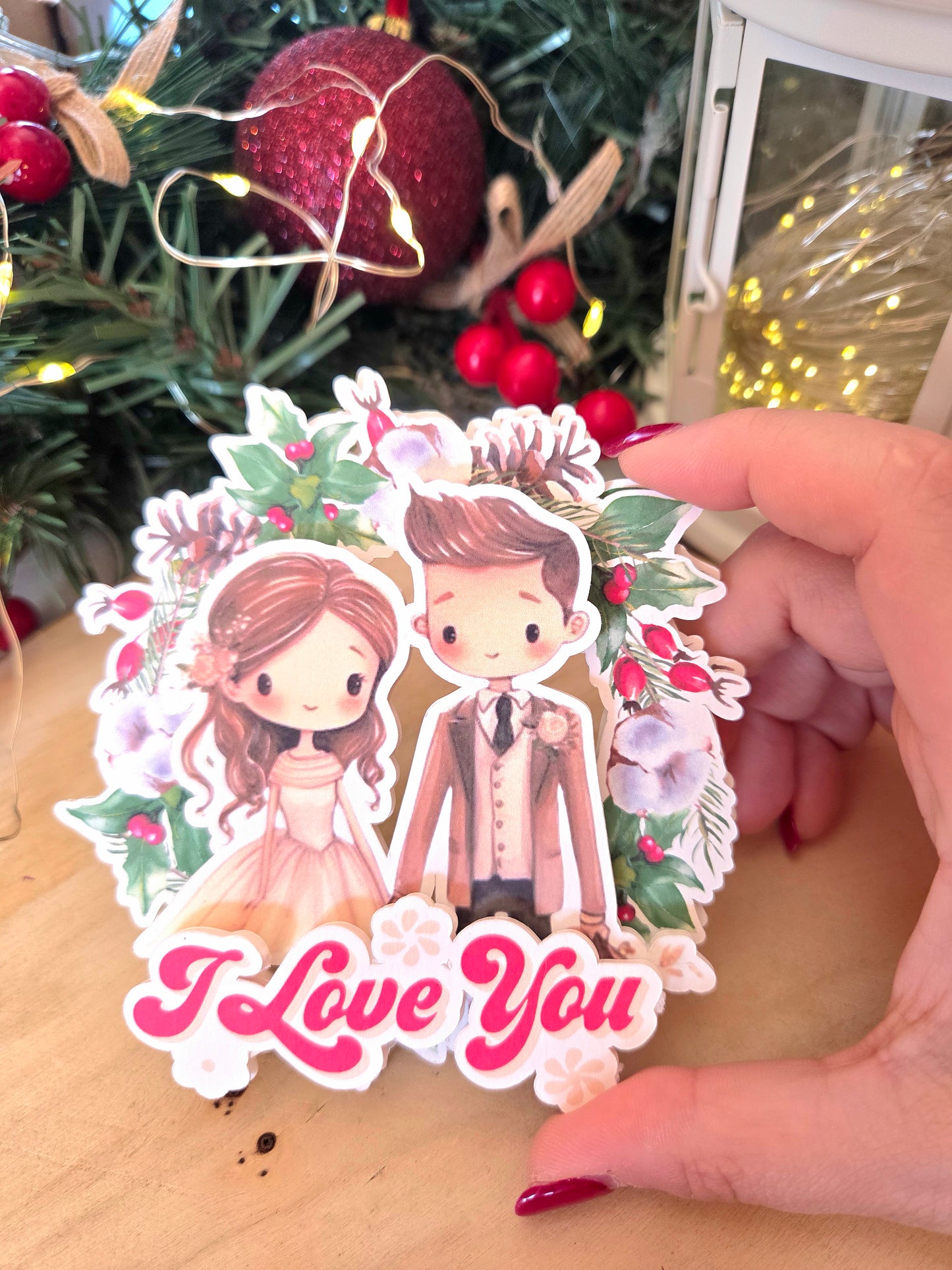 PALLINA DI NATALE SCRAP INNAMORAT