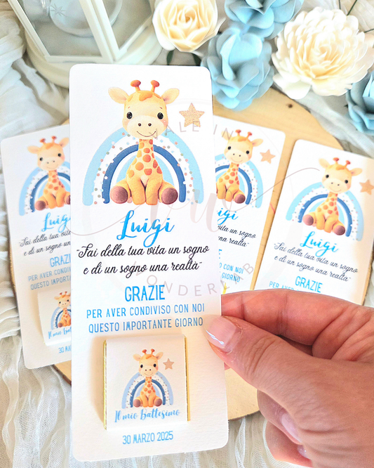 CARD CON CIOCCOLATINO